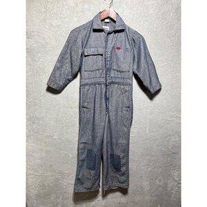 Vintage Big Smith Union Made Youth Small Work Coverall Herringbone 1960's 60's